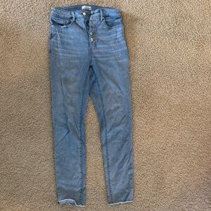 LOFT High Rise Blue Women's Jeans size 6
